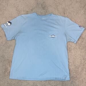 Vineyard Vines Low Country Series Light Blue Graphic T-Shirt Men's XL